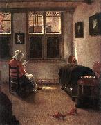 ELINGA, Pieter Janssens Reading Woman dg Sweden oil painting artist